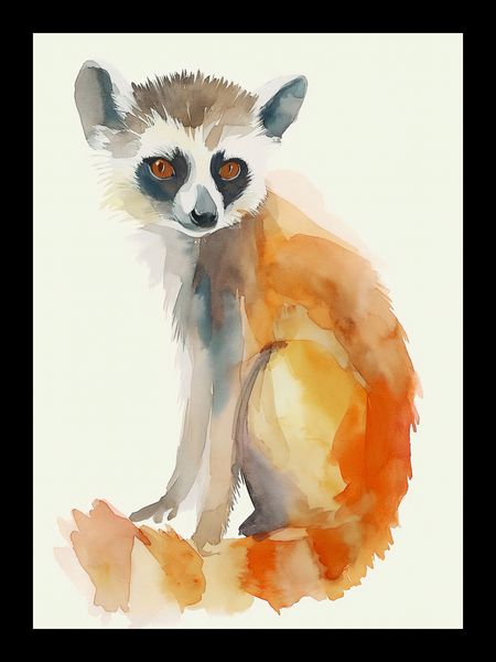 Plakat 13x18cm Lemurek zdjęcie 2
