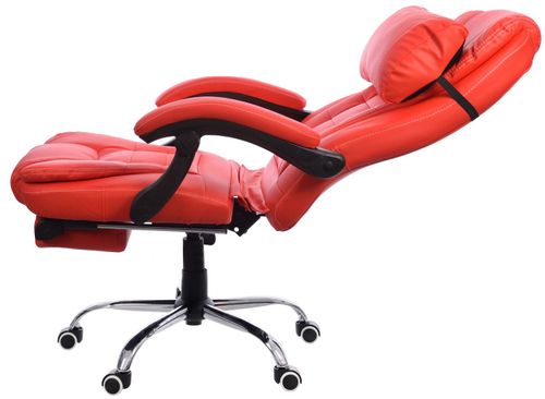 Fotel biurowy GIOSEDIO czerwony, model FBK001 na Arena.pl