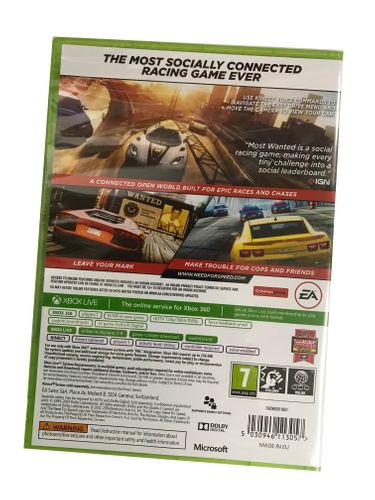 Need for Speed Most Wanted (X360) ANG na Arena.pl
