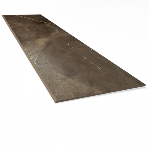 Stopnica gres, brązowy marmur carving, bez nacięć antypoślizgowych 120x30 na Arena.pl