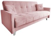 Wersalka Skandynawska Leoni Z Funkcją Spania Pudrowy Róż