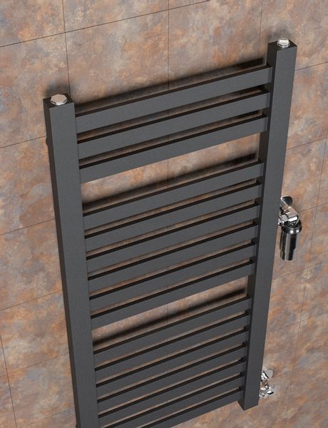 Grzejnik łazienkowy MultiPRO 950x440 CZARNY STR zdjęcie 7