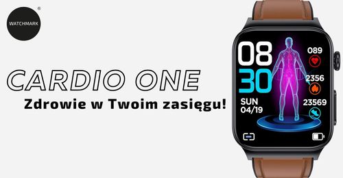 Smartwatch Cardio One Brązowy Watchmark na Arena.pl
