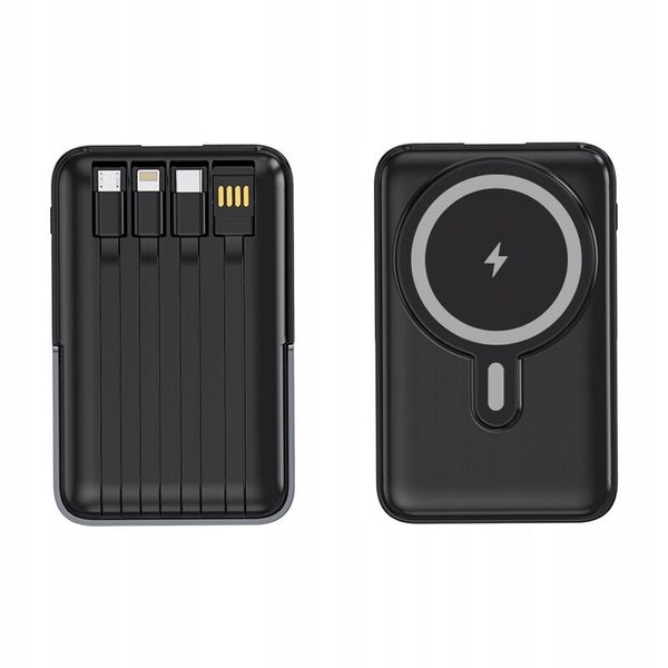 SZYBKI BEZPRZEWODOWY POWER BANK z MagSafe INDUKCYJNY PODSTAWKA 10000mAh zdjęcie 7