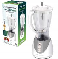 BLENDER KIELICHOWY ESPERANZA 350W 1,5L MIKSER SMOOTHIE KOKTAJLE SZARY