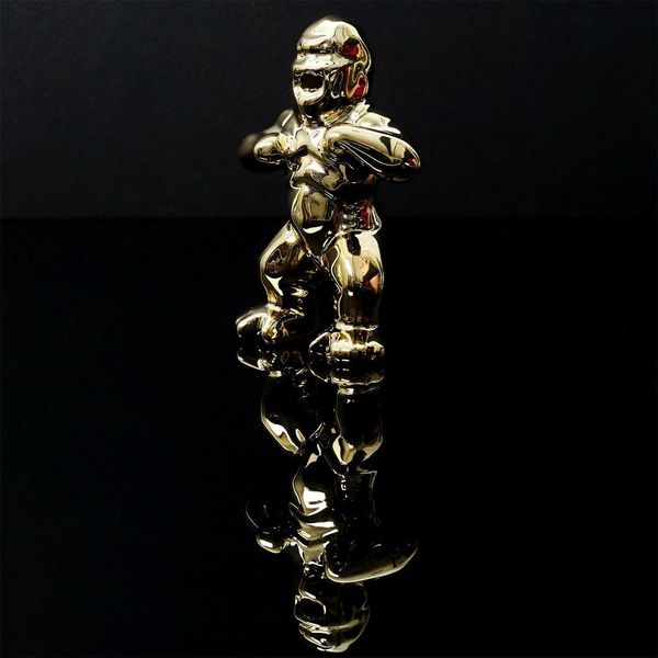 Dekoracja Goryl złoty mini zdjęcie 5