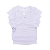 Koszulka dziecięca z krótkim rękawem do sublimacji - biała M