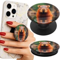 Uchwyt do telefonu Popsocket na palce/stojak SŁODKA KAPIBARA, CAPIBARA