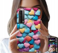 ETUI DO HUAWEI P SMART 2021 - KOLOROWE SERCA MOŻLIWOŚĆ PERSONALIZACJI