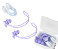 Zestaw klips na nos i zatyczki do uszu do pływania Aqua-Sport AquaBlockers