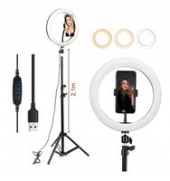 Lampa Pierścieniowa LED Ring 80W 30cm Pilot + Statyw 210cm Makijaż Selfie