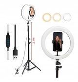 Lampa Pierścieniowa LED Ring 80W 30cm Pilot + Statyw 210cm Makijaż Selfie