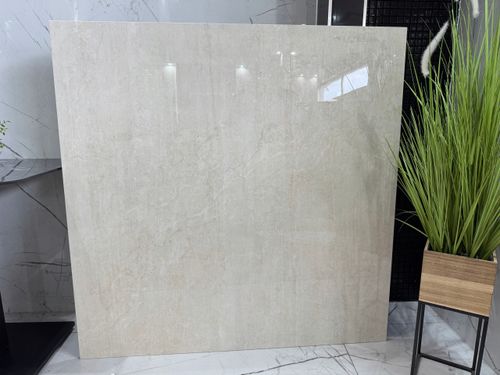 Płytka polerowana, gres beżowy 120x120 -luksusowy połysk! - 49,90 zł/m² na Arena.pl