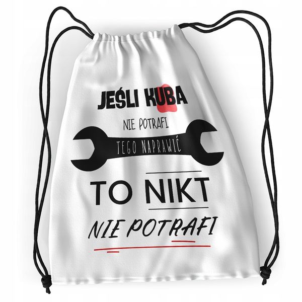 Plecak Dla Kuby Sportowy Szkolny Worek Torba Z Nadrukiem Ze Zdjęciem zdjęcie 1