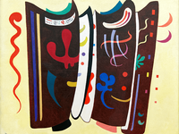 Reprodukcje obrazów Brown supplemented - Wassily Kandinsky Rozmiar - 40x30