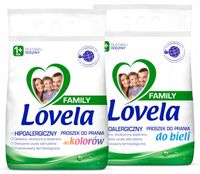 Zestaw Lovela Family Proszek do prania bieli i koloru 2 x 2,1 kg 56