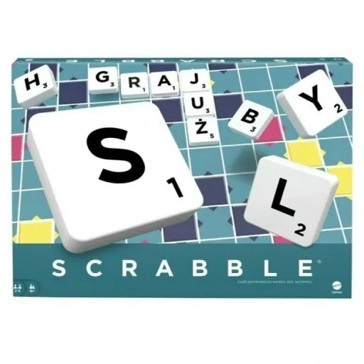 SCRABBLE ORIGINAL Gra Słowna Scrable Skrable PL zdjęcie 4