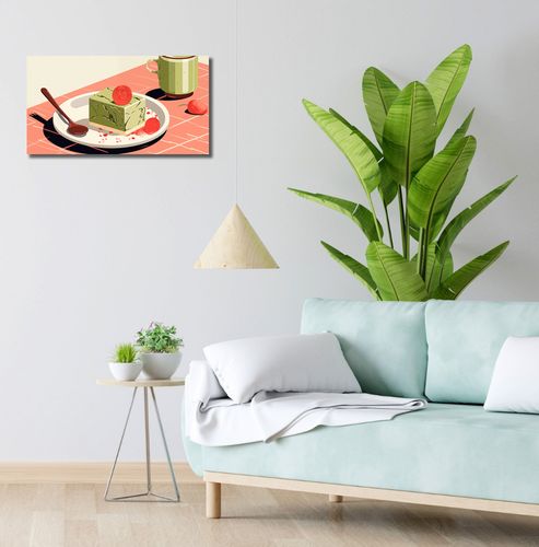 Obraz 60x30cm Deser Matcha na Arena.pl