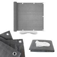 Osłona balkonowa z maty HDPE 90 cm x 4 m – maskująca mata na ogrodzenie i płot O-B-0,9X4M