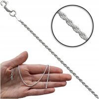 Łańcuszek srebrny Kordel 55cm 2mm 925