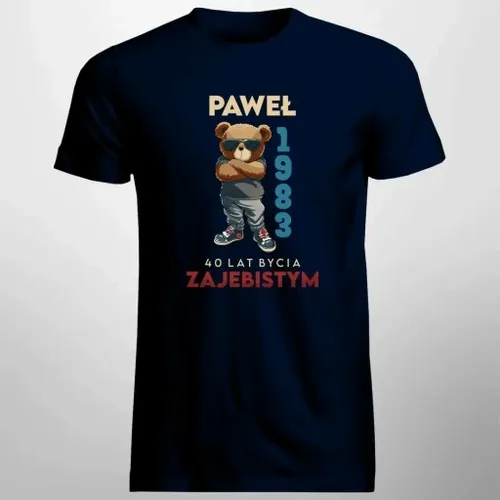 KOSZULKA PREZENT NA KAŻDE 1-99 URODZINY IMIĘ ROK na Arena.pl