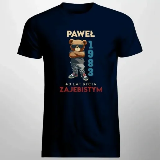 KOSZULKA PREZENT NA KAŻDE 1-99 URODZINY IMIĘ ROK zdjęcie 15