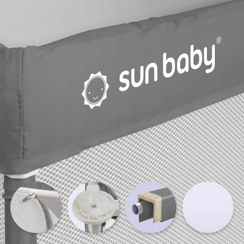 Duży Kojec dziecięcy łóżeczko Plac zabaw z podłogą Suchy basen 150x200 na Arena.pl