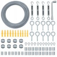 Linka stalowa Mensen 30 m x 3 mm nierdzewna odporna na UV