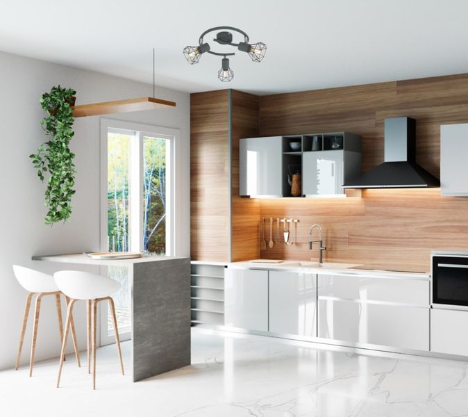 Verve spirala 3x40W E14 matowy szary zdjęcie 2