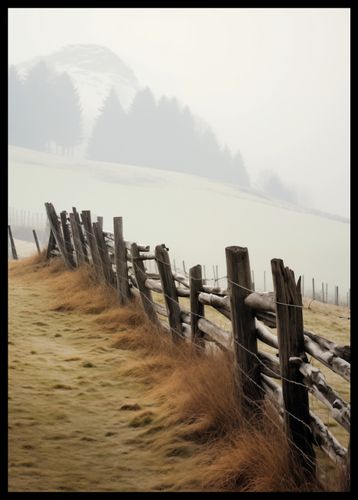 Plakat 42x59,4cm Spowity Mgłą na Arena.pl