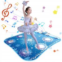 MATA DO TAŃCZENIA MUZYCZNA GRA ZRĘCZNOŚCIOWA KRAINA LODU MUZYKA BLUETOOTH