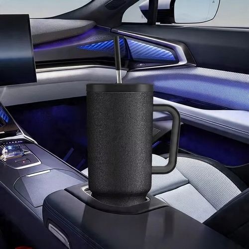 Kubek Termiczny TERMOS Na Kawę Herbatę Do Samochodu Ze Słomką Duży 1,1L 07A na Arena.pl