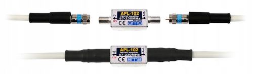 Wzmacniacz antenowy FM VHF zewnętrzny DAB+ DVB-T2 APL-102e 25 dB 12V na Arena.pl