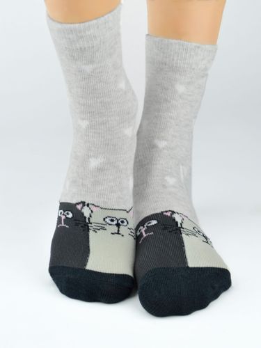 SKARPETY BAWEŁNIANE WZORZYSTE SB001 23-26 wzór - chłopiec na Arena.pl