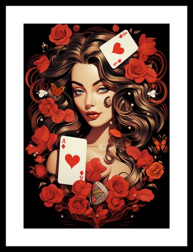 Plakat 25x35cm Różany Hazard na Arena.pl