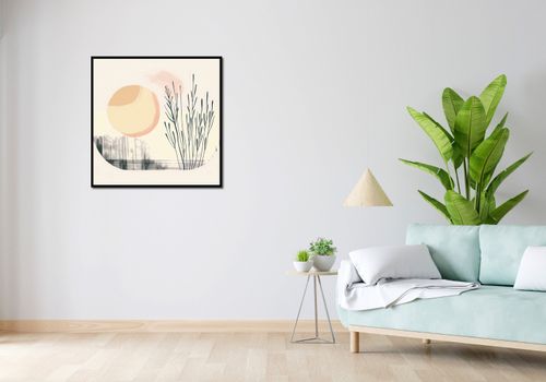 Plakat 80x80cm Pastelowy Wschód na Arena.pl