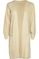 C&A Beżowa Długa Narzuta z Kieszeniami - 42 / XL