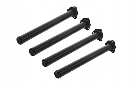 NOGi DO STOŁU BIURKA REGULACJA CZARNA 710MM 4 SZT na Arena.pl
