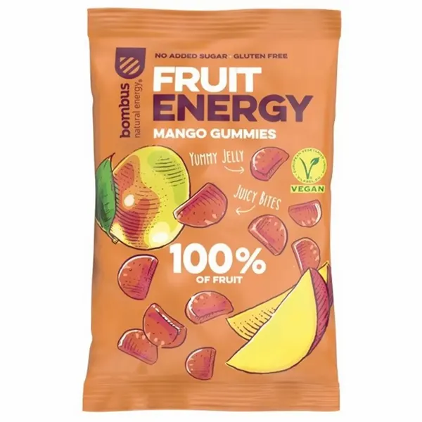 Przekąski z Mango 100% Owoców Bombus,35 g zdjęcie 1