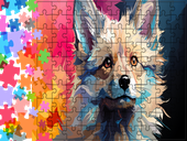 Puzzle tradycyjne Zwierzęta - Lis