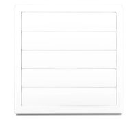 kratka wentylacyjna z żaluzją grawitac. 170*170,fi 100 biały - rx 02-307