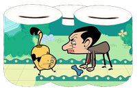 Skarbonka Ceramiczna Jaś Fasola - Mr.Bean