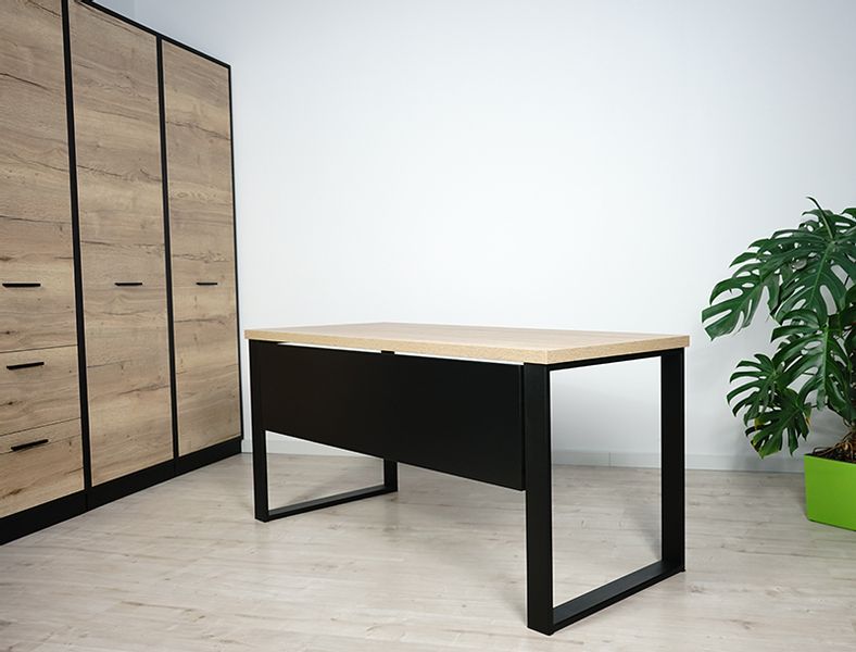 Biurko Neptun blenda Dąb Sonoma 120x68 MebleKreator zdjęcie 8