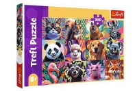 Puzzle dla dzieci ze zwierzętami - Trefl Zabawne portrety 300 elementów