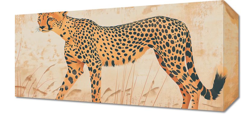 Obraz 40x20cm Gepard w Ruchu zdjęcie 1