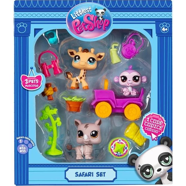 Zestaw figurek Basic Fun Littlest Pet Shop Safari Set 3 szt. zdjęcie 1