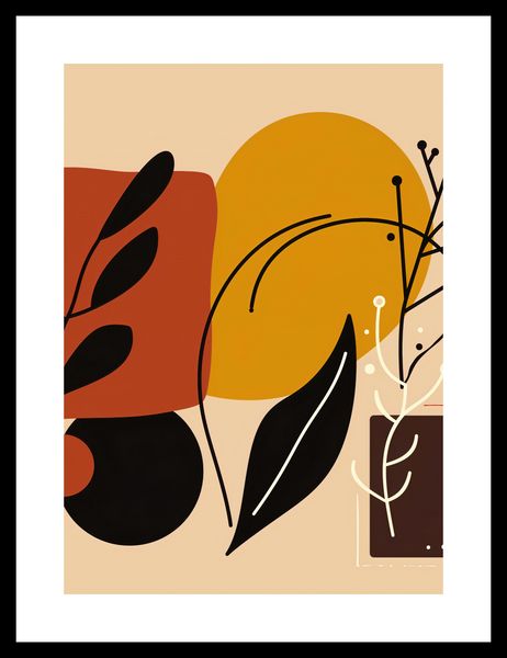 Plakat 50x70cm Ciepłe Kontury zdjęcie 3