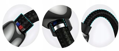 BASEUS MOCNY KABEL USB-C SZYBKIE ŁADOWANIE PRZEWÓD TYP-C PD 100W QC 5A 1M na Arena.pl