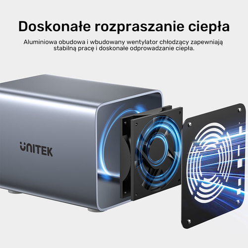 4-dyskowa obudowa RAID 0/1/5/10 / JBOD/ PM Unitek na Arena.pl