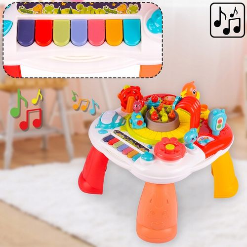 STOLIK EDUKACYJNY INTERAKTYWNY PIANINKO CIUCHCIA PIANINKO BĘBENEK PTASZEK na Arena.pl